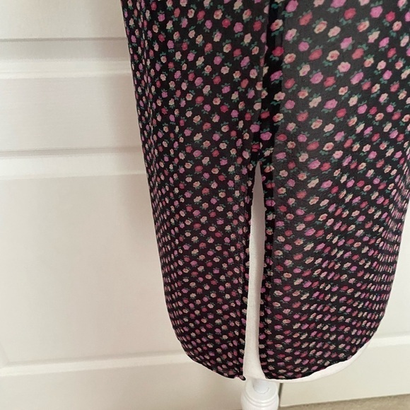 Karen Kane 100% Silk Boho Floral Lace Bell Sleeve Blouse | Size S - Picture 7 of 11